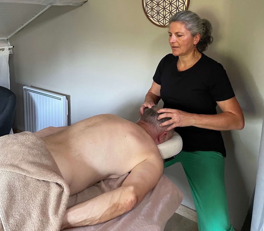 massage de la tête indien